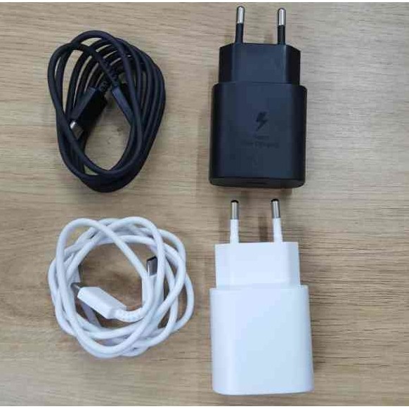 PD 25W - Bộ củ cáp sạc chuẩn Samsung S10 Note10 chân Type-C sạc nhanh Qc 3.0, dây dài 1m KLH