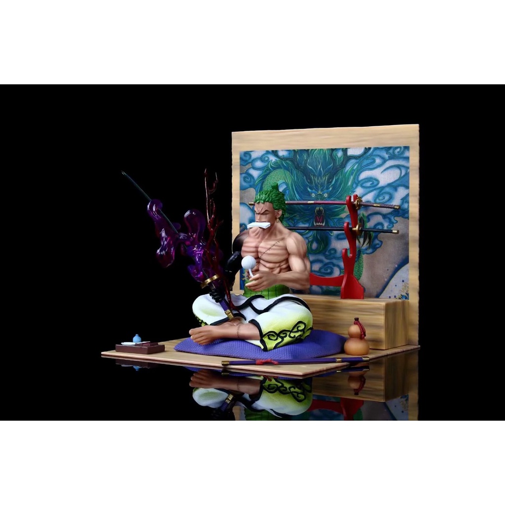 Mô hình Roronoa Zoro Wano lau kiếm One piece