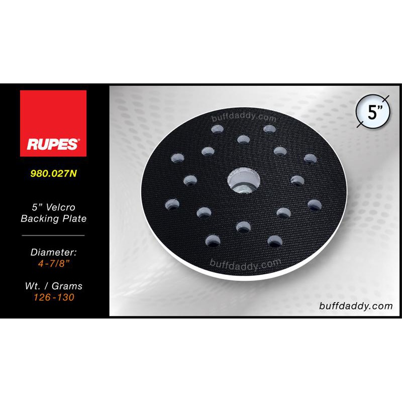 ĐẾ GẮN PHỚT THAY THẾ RUPES BIGFOOT 5IN - 125MM M8 BACKING PAD DÙNG CHO MÁY DA15 MARK II VÀ MARK III 980 027N ducthanhaut