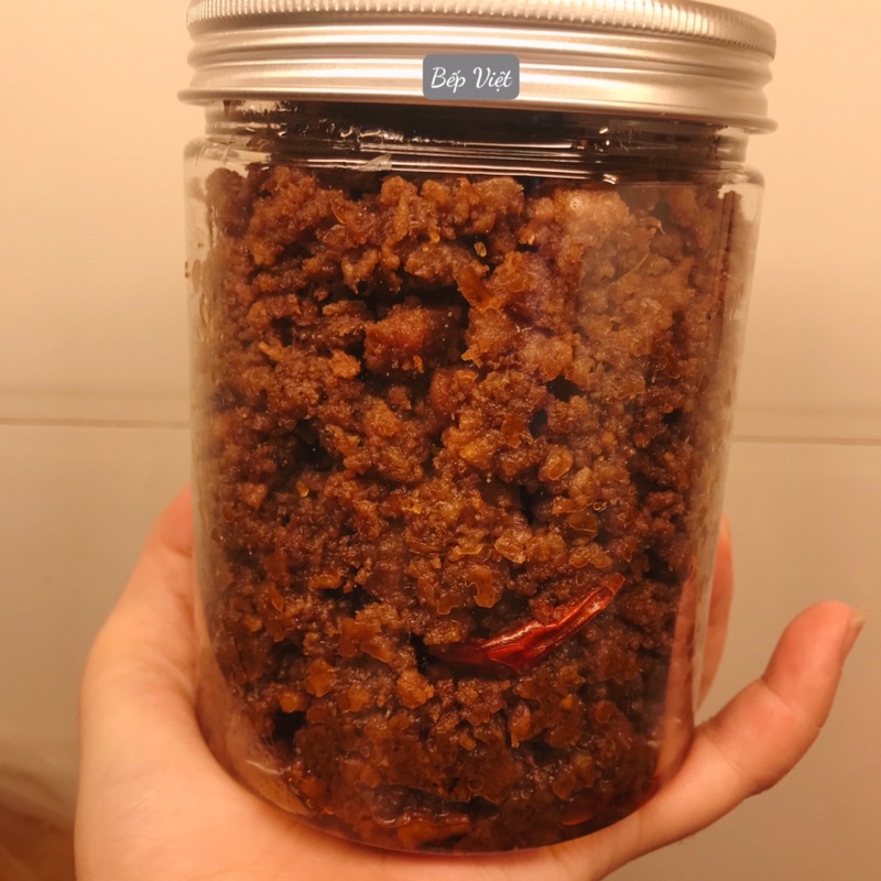 (500gram) Mắm tép chưng thịt sụn ngon đặc biệt nhà làm