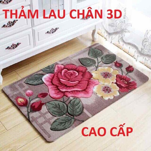 Thảm để cửa chùi chân in hình 3D để cửa ra vào, cửa nhà tắm cao cấp, sống động, chất liệu siêu bền đẹp (GIAO NGẪU NHIÊN)