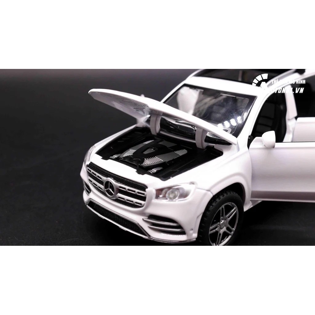 MÔ HÌNH XE MERCEDES GLS-580 CÓ MUI WHITE 1:32 ALLOY 7440