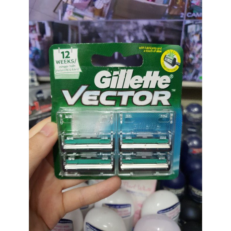 Lưỡi dao cạo râu Gillette (vỉ 4 lưỡi)