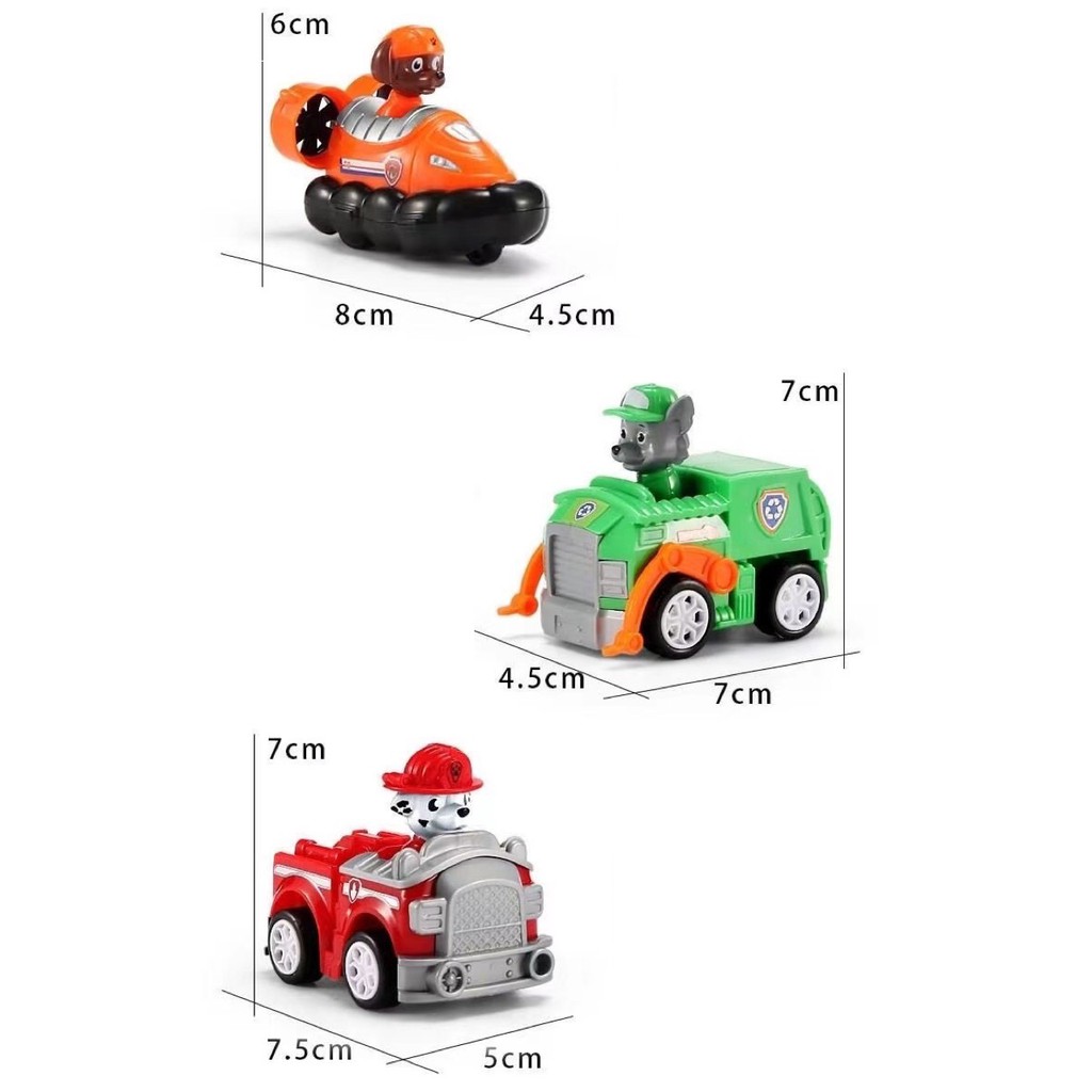 Hộp Mô Hình Đồ Chơi 6 Chú Chó Cứu Hộ POW PATROL