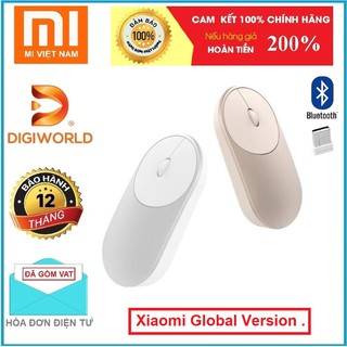 Chuột Xiaomi không dây bluetooth và wireless Portable Mouse - Chính hãng Digiworld