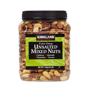 Date 2021 hạt hỗn hợp unsalted mixed nuts 1,13kg