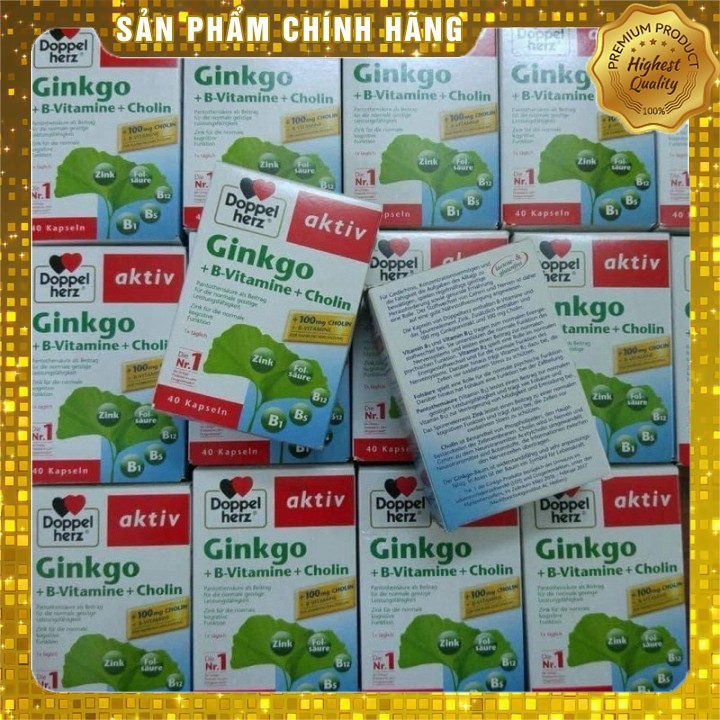 [HÀNG ĐỨC] Đồ uống bổ não Ginkgo Đức