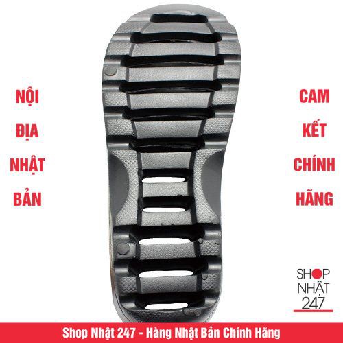 Dép sục nhựa siêu nhẹ nam nữ thoáng khí màu đen size L - Nội địa Nhật Bản