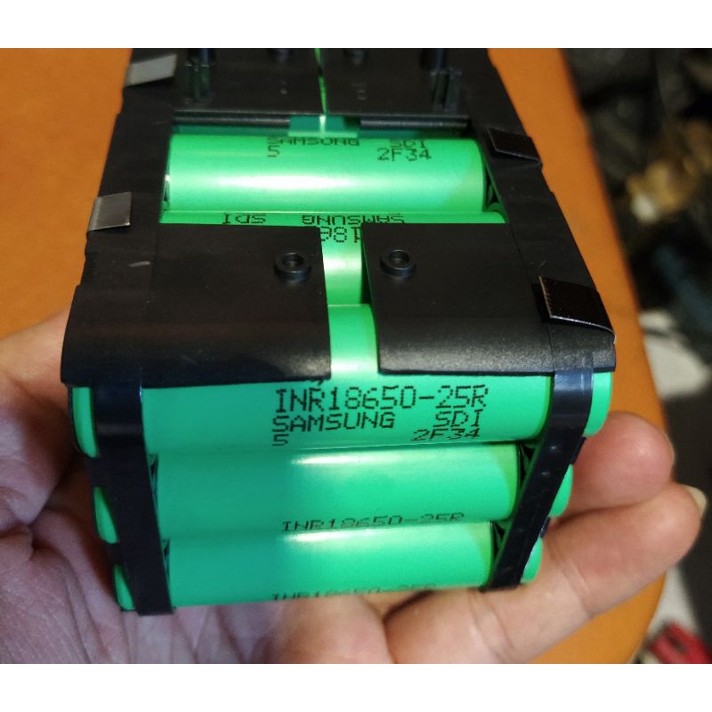 Khối pin 3s 4s 5s Samsung 25r và LG dung lượng và dòng xả cao