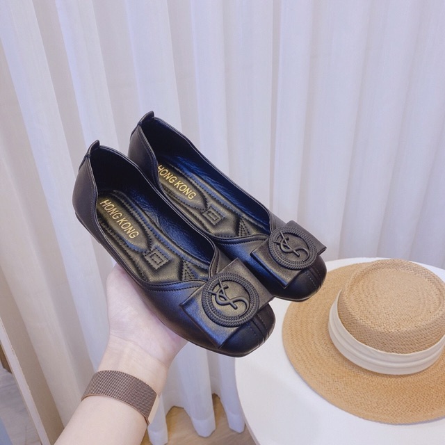 [Kho sỉ Hà Nội ] Giày bệt nữ da mềm tag IV đi bao phê