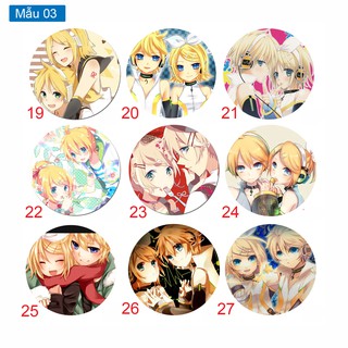 Huy hiệu anime Vocaloid - Rinlen ( nhiều mẫu)