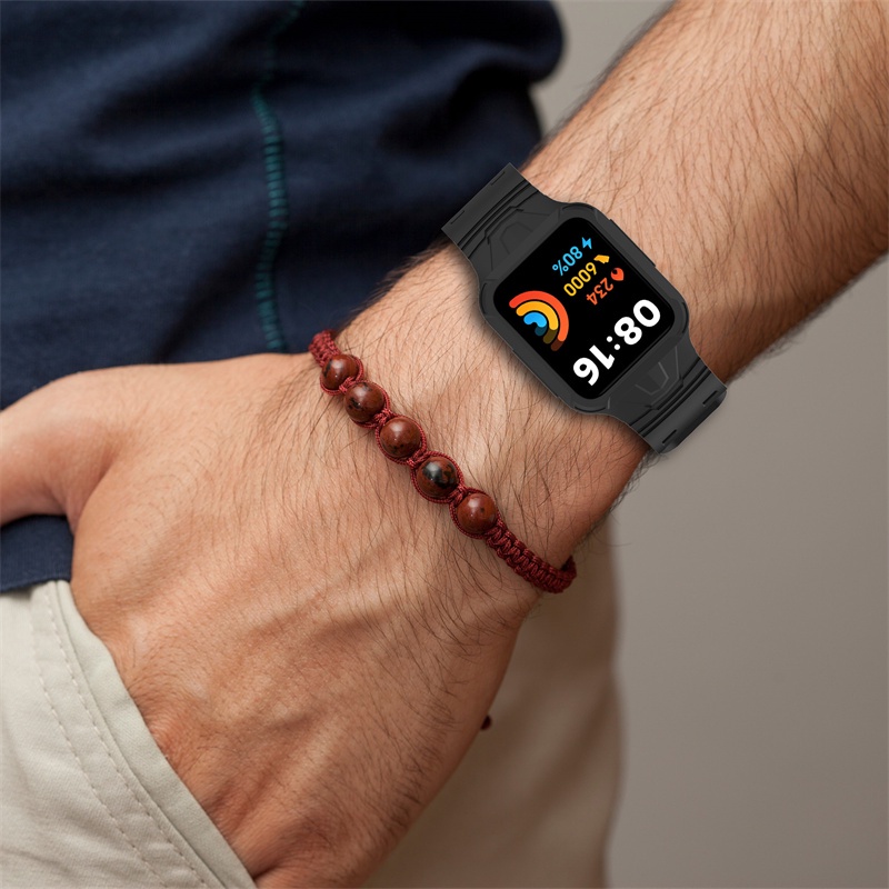 XIAOMI Dây Đeo Thay Thế Chất Liệu Silicon Thiết Kế Độc Đáo Thời Trang Cho Redmi Watch 2 Lite
