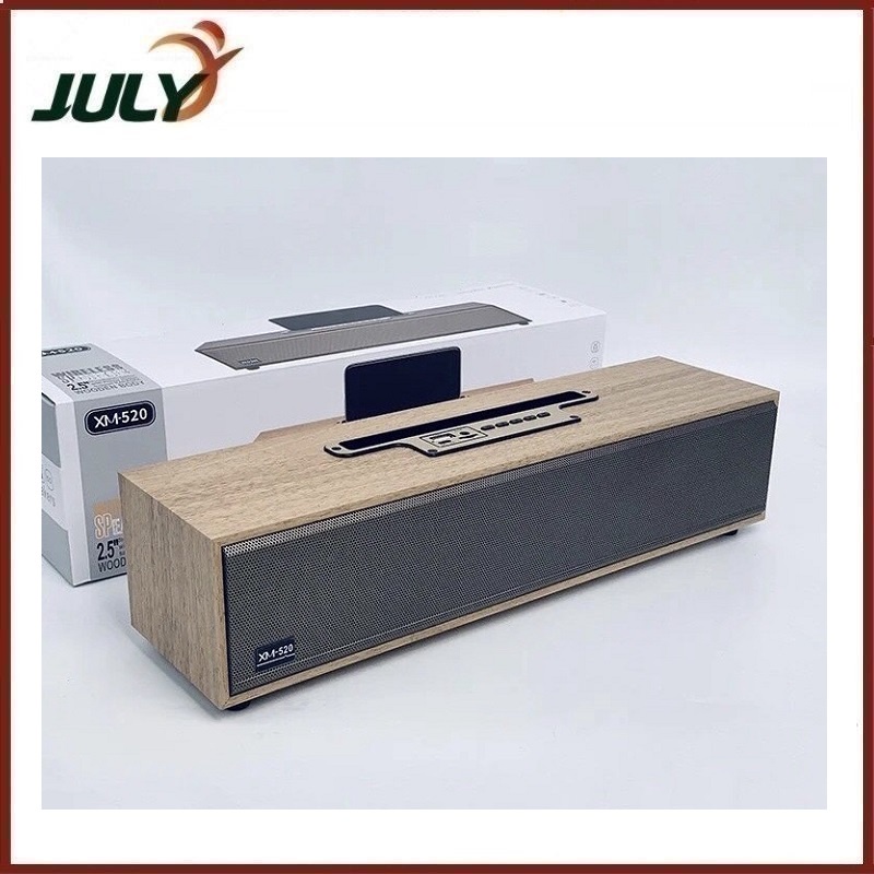LOA GỖ BLUETOOTH XM 520 - ÂM THANH CỰC HAY