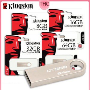 USB Sắt Kington 64GB 32GB 16GB 8GB 4GB SE9 Chống Nước, Chống Giật  Thiết Kế Nhỏ Gọn Vỏ Kim Loại