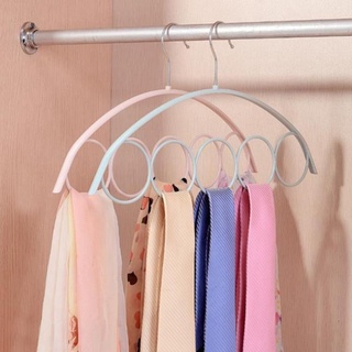 Móc tiện dụng 💕𝑭𝑹𝑬𝑬𝑺𝑯𝑰𝑷💕 Móc treo cà vạt thắt lưng 5 ô tròn gọn gàng tiện lợi 9628