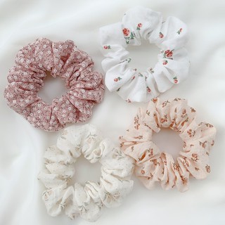 Cột tóc vải hoa Scrunchies