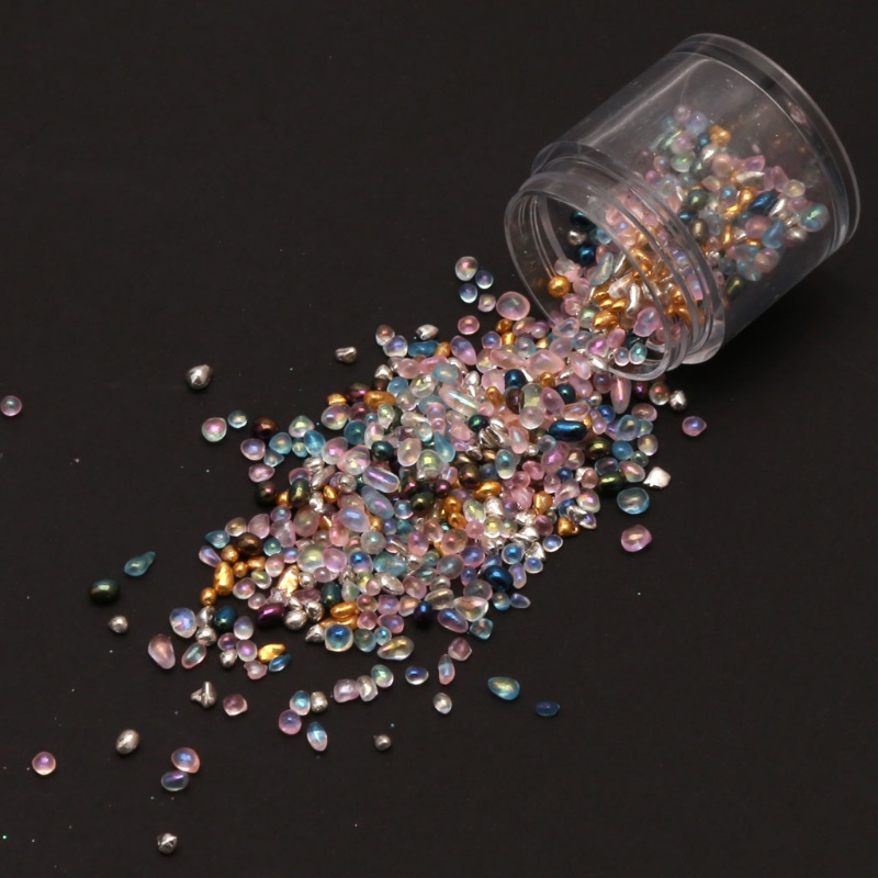 Hạt đá pha lê resin dùng cho làm trang sức thủ công DIY 15g