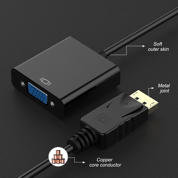 Cáp Chuyển Đổi Cổng Display Ports Ra Cổng VGA