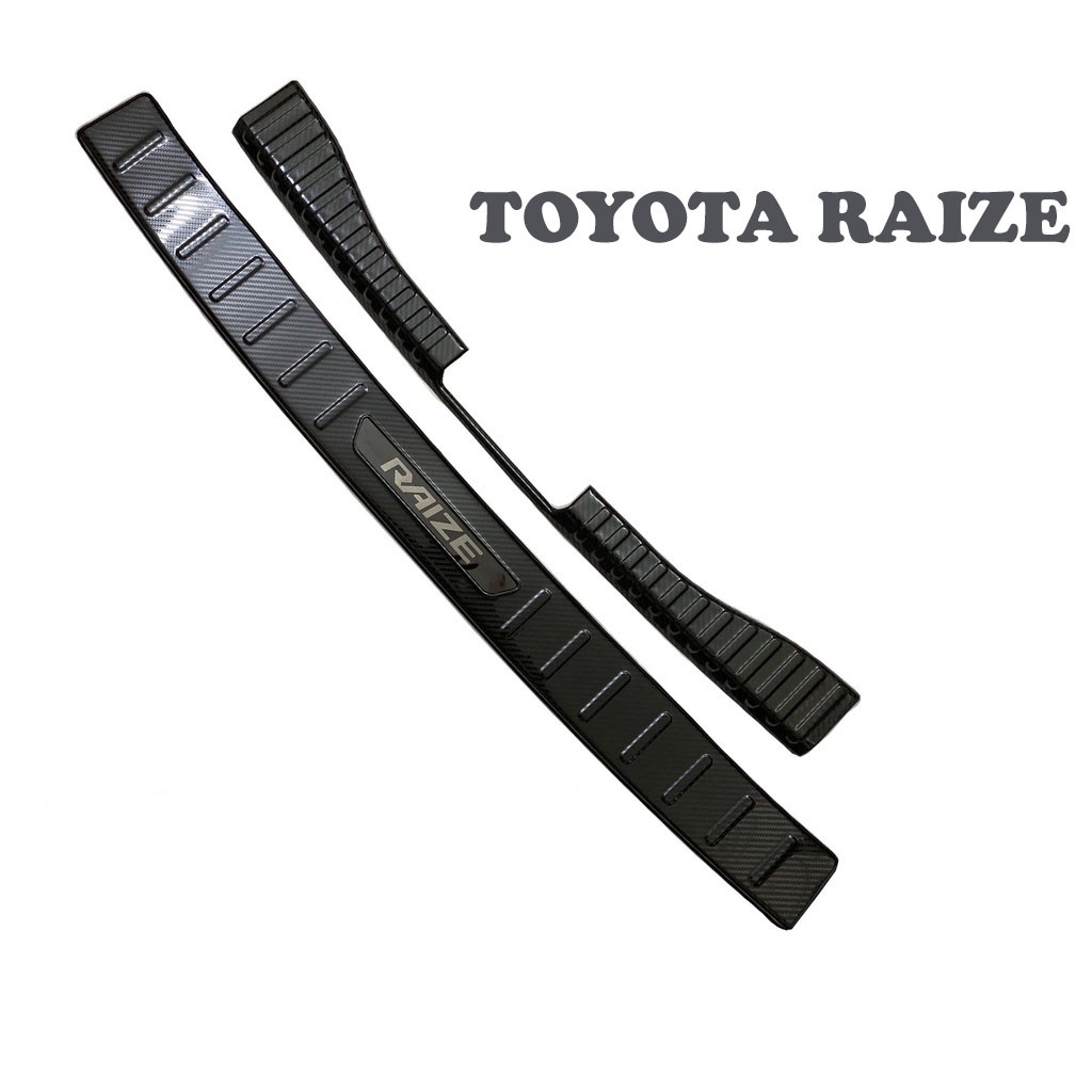 Chống trầy cốp trong, ngoài xe Toyota Raize 2021+ vân carbon cao cấp