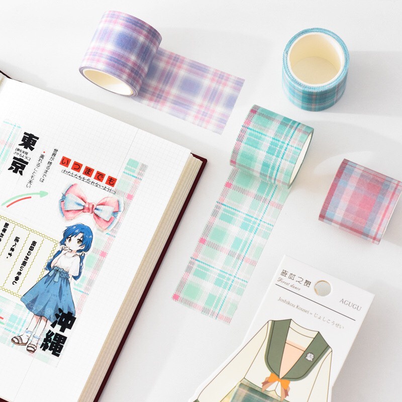 Washi tape trang trí sổ còng, sổ Bullet Journal │ Washi chống nước │1 cuộn 40mmx5m│ Xem thêm ở phần MÔ TẢ SẢN PHẨM