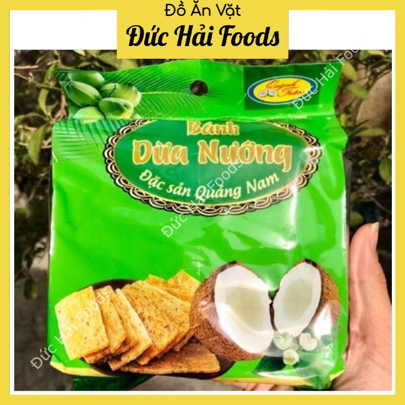 Bánh Dừa Nướng, Bánh Chả Dừa Nướng Đặc Sản Quảng Nam Gói 200g