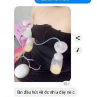 Máy hút sữa điện đôi real bubee Nhật ( tặng kèm túi trữ sữa)4