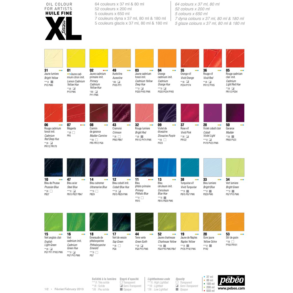 Sơn dầu Pebeo XL Studio 200ml