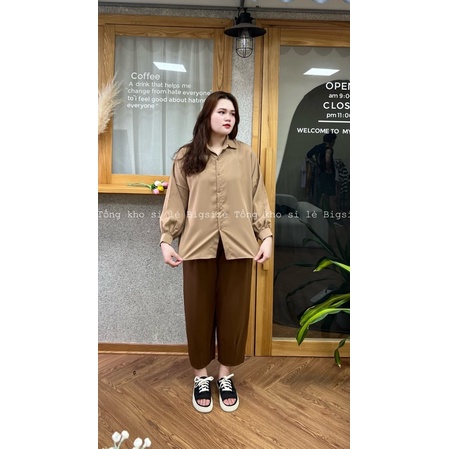 Quần baggy có dây rút chất liệu co giãn thoáng mát thoải mái 60-100kg