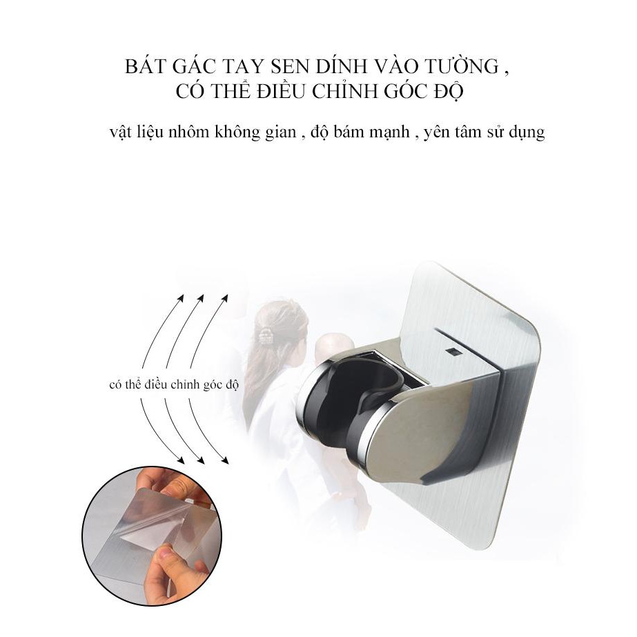 Bộ tay dây sen tăng áp nhập khẩu từ Đức 3 chế độ - Home and Garden