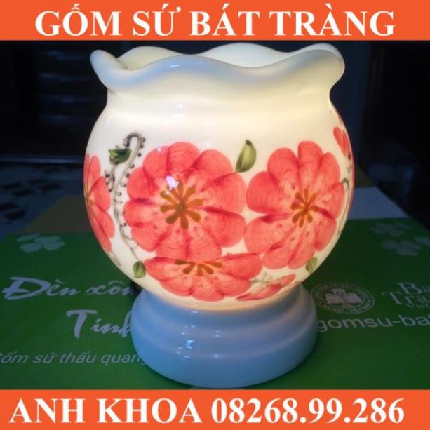 Đèn xông tinh dầu size to - Gốm sứ Bát Tràng Anh Khoa