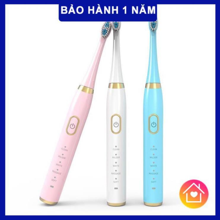 Bàn Chải đánh răng điện tự động - lông mềm mịn, nhiều chế độ, phù hợp cho mọi lứa tuổi [Giá Tốt]