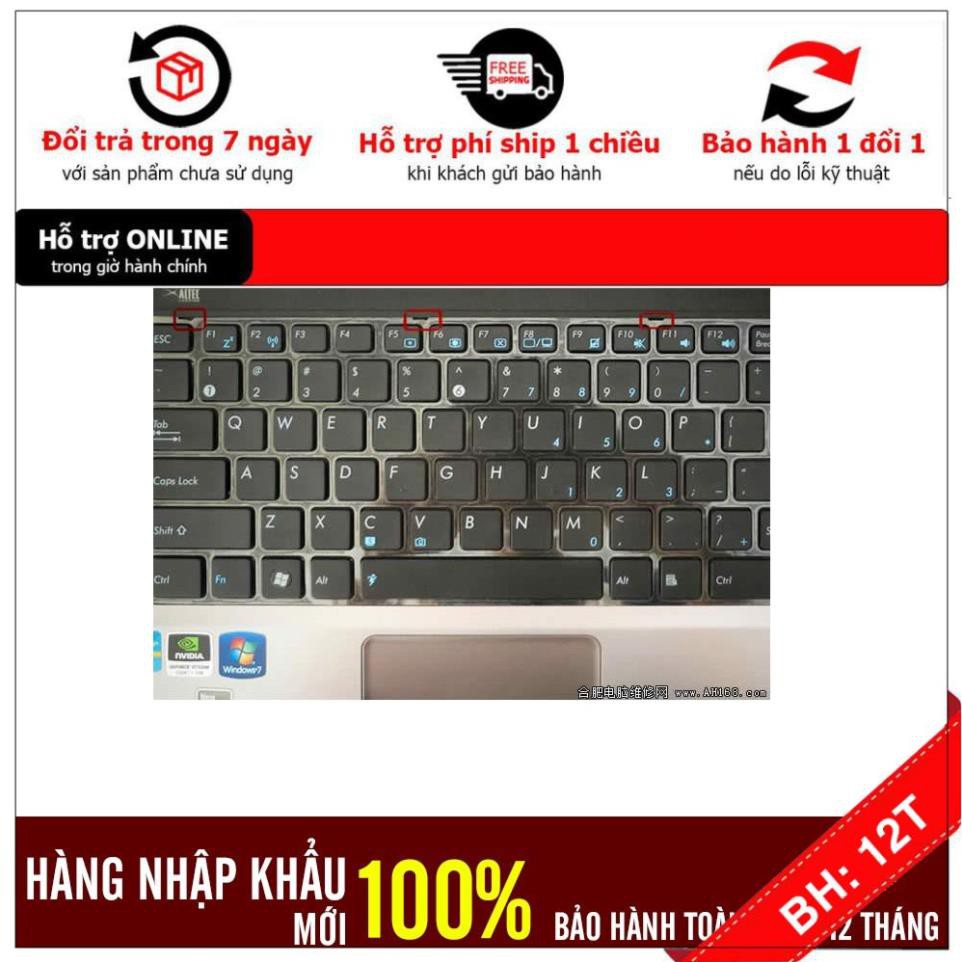 [BH12TH] Bàn phím Laptop Asus K42 K42F K42J K43 K43E K43S Màu đen + trắng Hàng mới-Bảo hành 12 tháng toàn quốc!