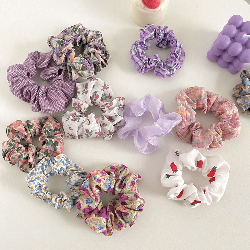 Dây Buộc Tóc Họa Tiết Da Báo Phong Cách Hàn Quốc Thời Trang Thanh Lịch