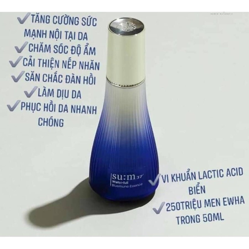 Tinh Chất Se Khích Lỗ Chân Lông Water Full Bluemune Essence Sum date 2024(1 gói) | BigBuy360 - bigbuy360.vn