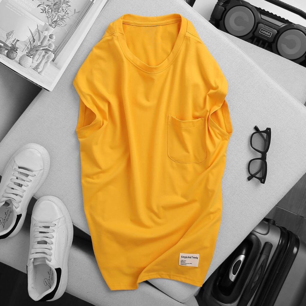 Áo Tank Top AnFaX có Túi Cao cấp, Áo Ba lỗ đủ size đủ màu - A3L