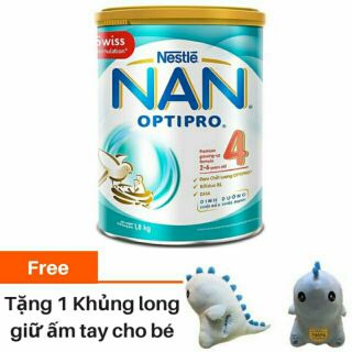 (Tặng khủng long) 1 hộp sữa NAN OPTIPRO 4 1.8kg