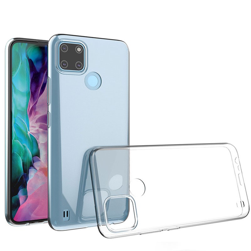 Ốp điện thoại trong suốt bảo vệ cho Realme C51 C53 C55 C30s C33 C30 C35 C25 C25s C21 C21y C20 C17 C15 C12 C11 C3 C2 Narzo 50A 50 50i Pro Prime 5G 4G 2022 2023