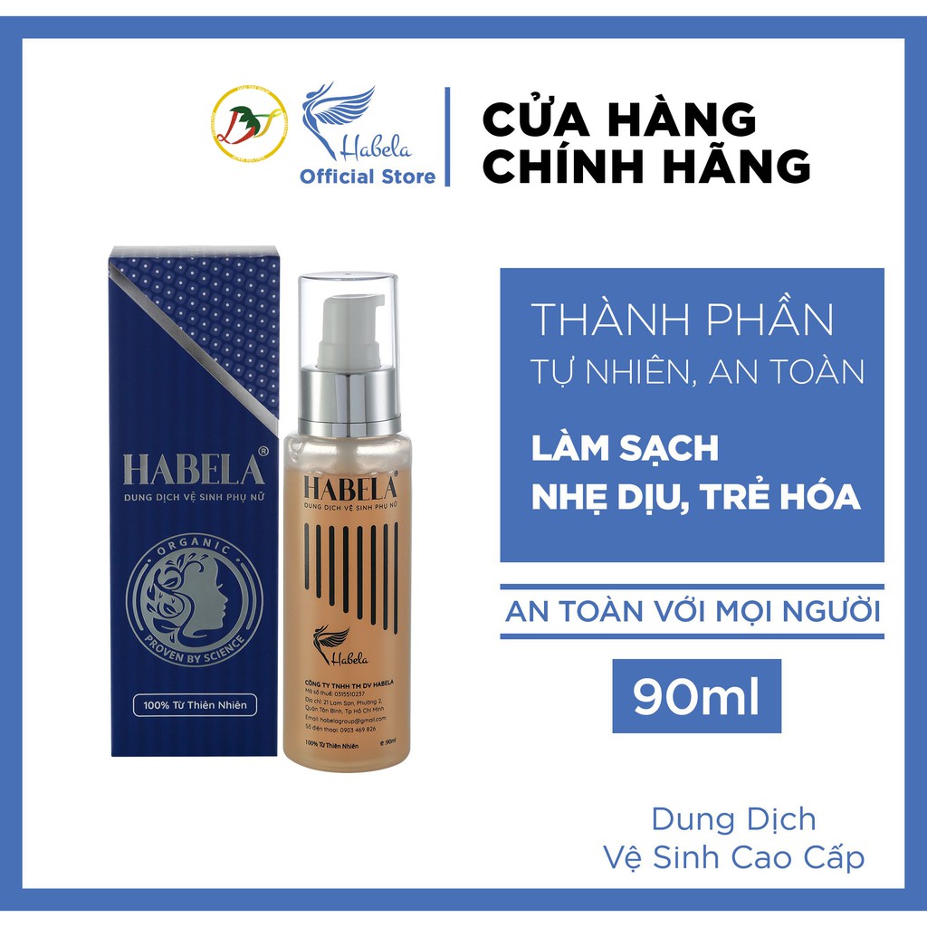 Dung Dịch Vệ Sinh Phụ Nữ Làm Hồng Se Khít HaBeLa 90ML