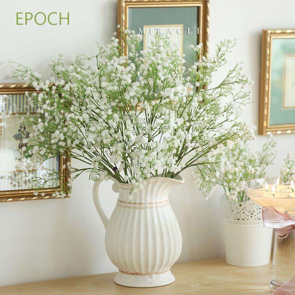 Epoch Chậu Hoa Nhân Tạo Bằng Nhựa Màu Trắng Nhiều Màu Trang Trí Tiệc Cưới / Khách Sạn