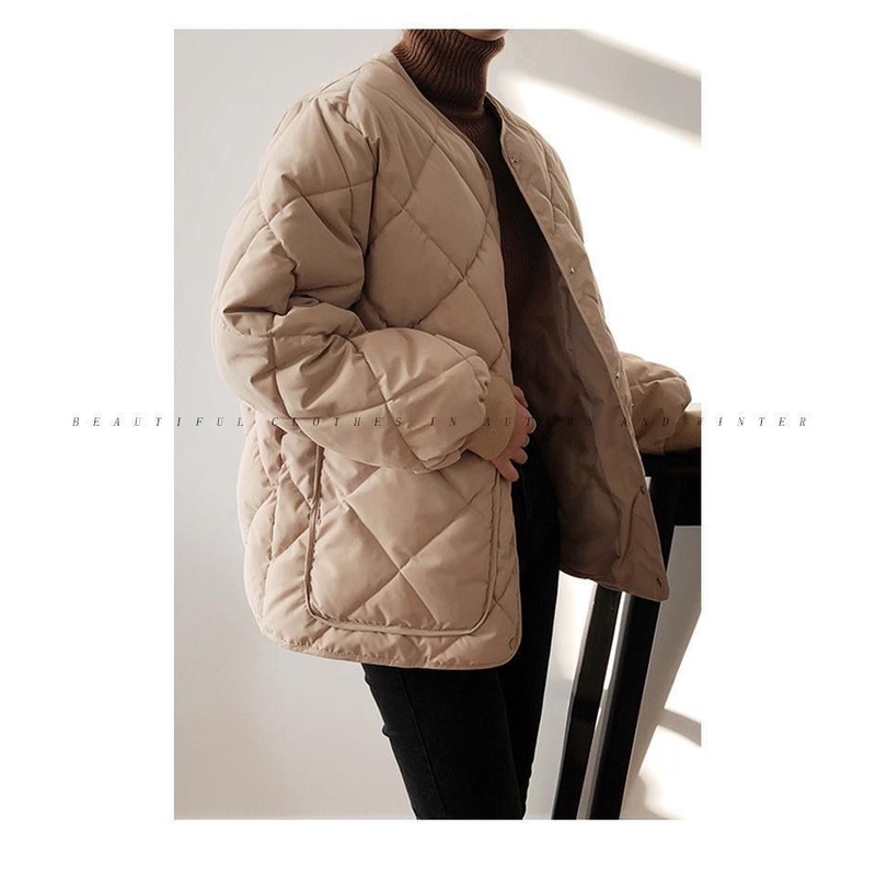 Áo Khoác Phao Siêu Nhẹ Dáng Rộng Thời Trang Mùa Đông Mới 2023 Cho Nữ