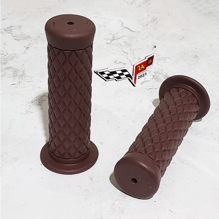 BAO TAY XE MÁY KIỂU RACE CAFE MÀU NÂU