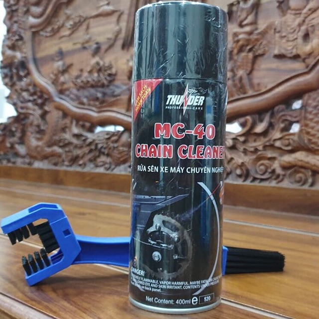 Vệ Sinh Sên Xe THUNDER MC-400ML ( Tặng chải vệ sinh )