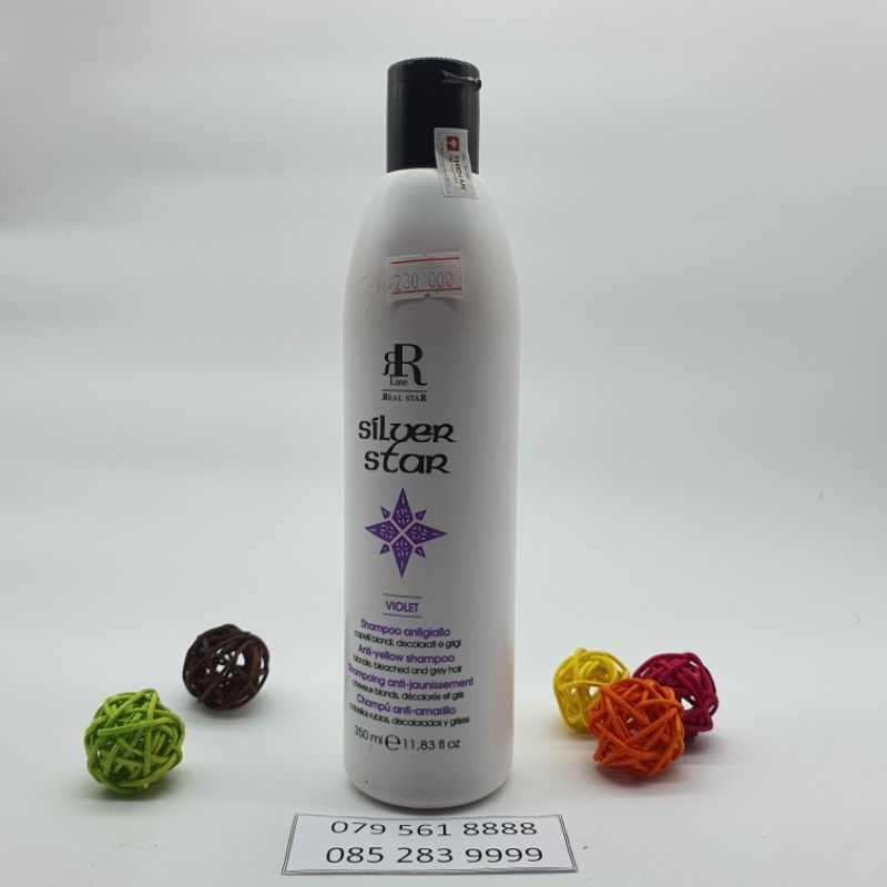 Dầu gội tím khử vàng, chăm sóc tóc vàng sáng 350ml RR17137 Hàng Ý nhập khẩu chính hãng