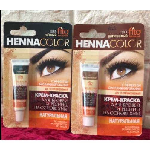 Nhuộm lông mi lông mày Fito Henna Color Nga 5ml