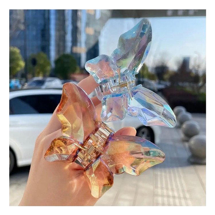 Kẹp Tóc Hình Bướm Đính Pha Lê