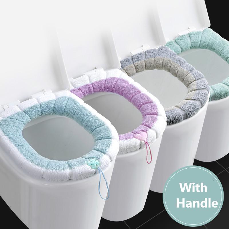 Đệm lót bồn cầu toilet giữ ấm thoải mái thích hợp cho mùa đông