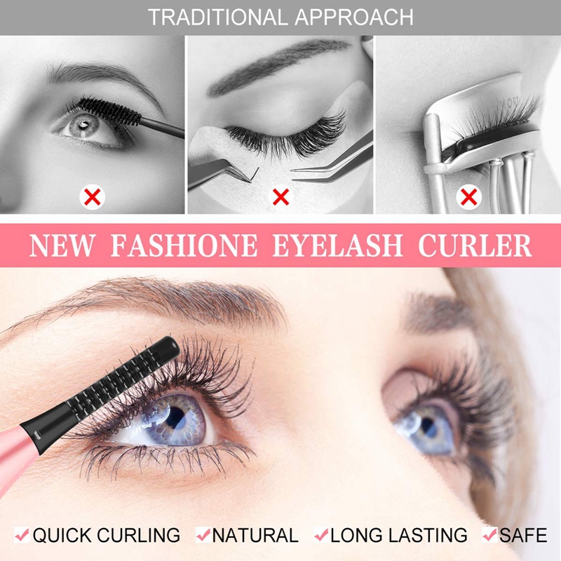 Dụng Cụ Uốn Cong Lông Mi Bằng Nhiệt 4 Chế Độ Điều Chỉnh Nhiệt Độ Có Màn Hình LED Kỹ Thuật Số