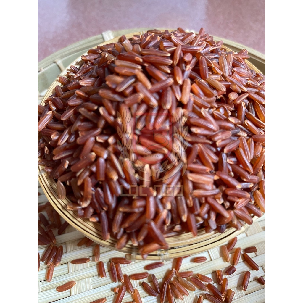 Gạo lứt Huyết Rồng Campuchia chính gốc- 2kg- Gạo Lứt thực dưỡng- Tốt cho sức khoẻ - Túi Hút Chân Không