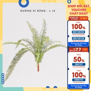 Cây dương xỉ rừng giả _ bụi dương xỉ rừng nhân tạo nhập khẩu trang trí cao cấp