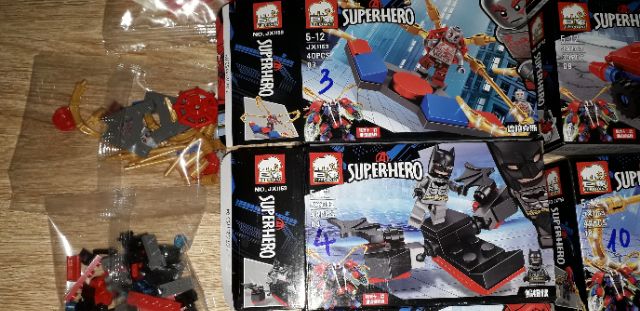 Combo 12 hộp lắp ráp Lego SuperHero 1153 trọn bộ